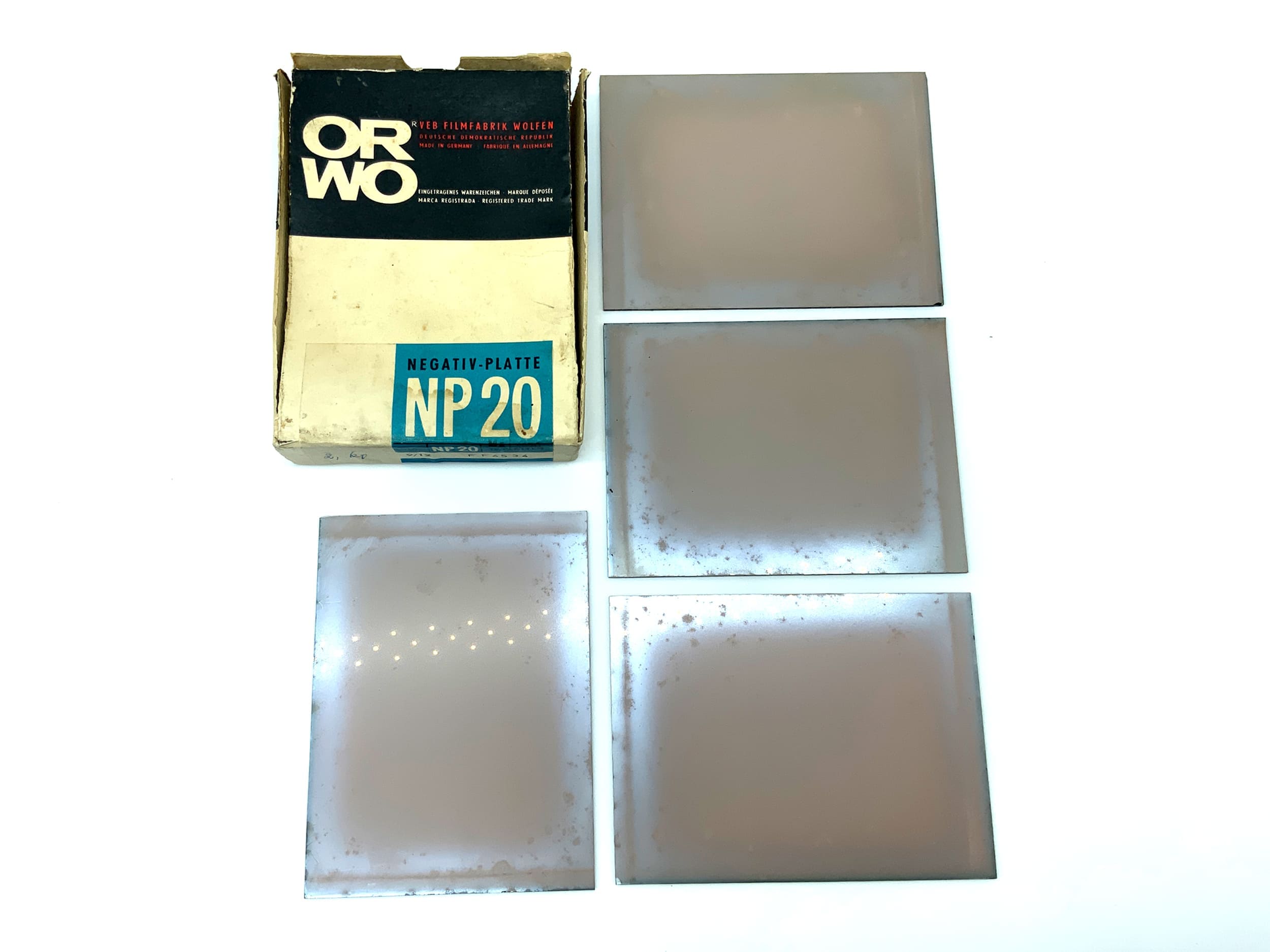 Orwo NP 20 Negativplatte OVP