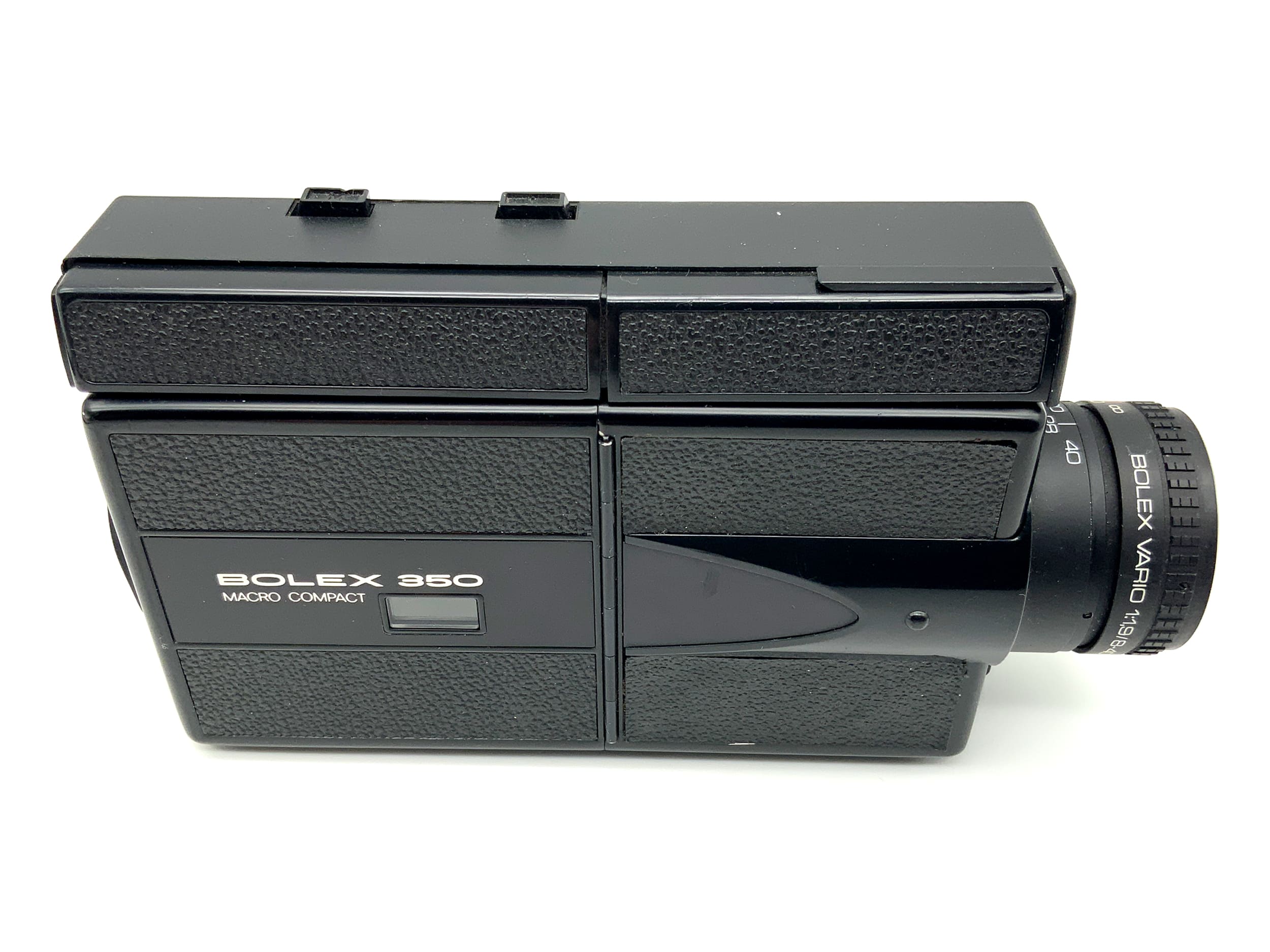 Bolex 350 film camera with Vario 1:1.9/8-40 Super 8 narrow film movie camera