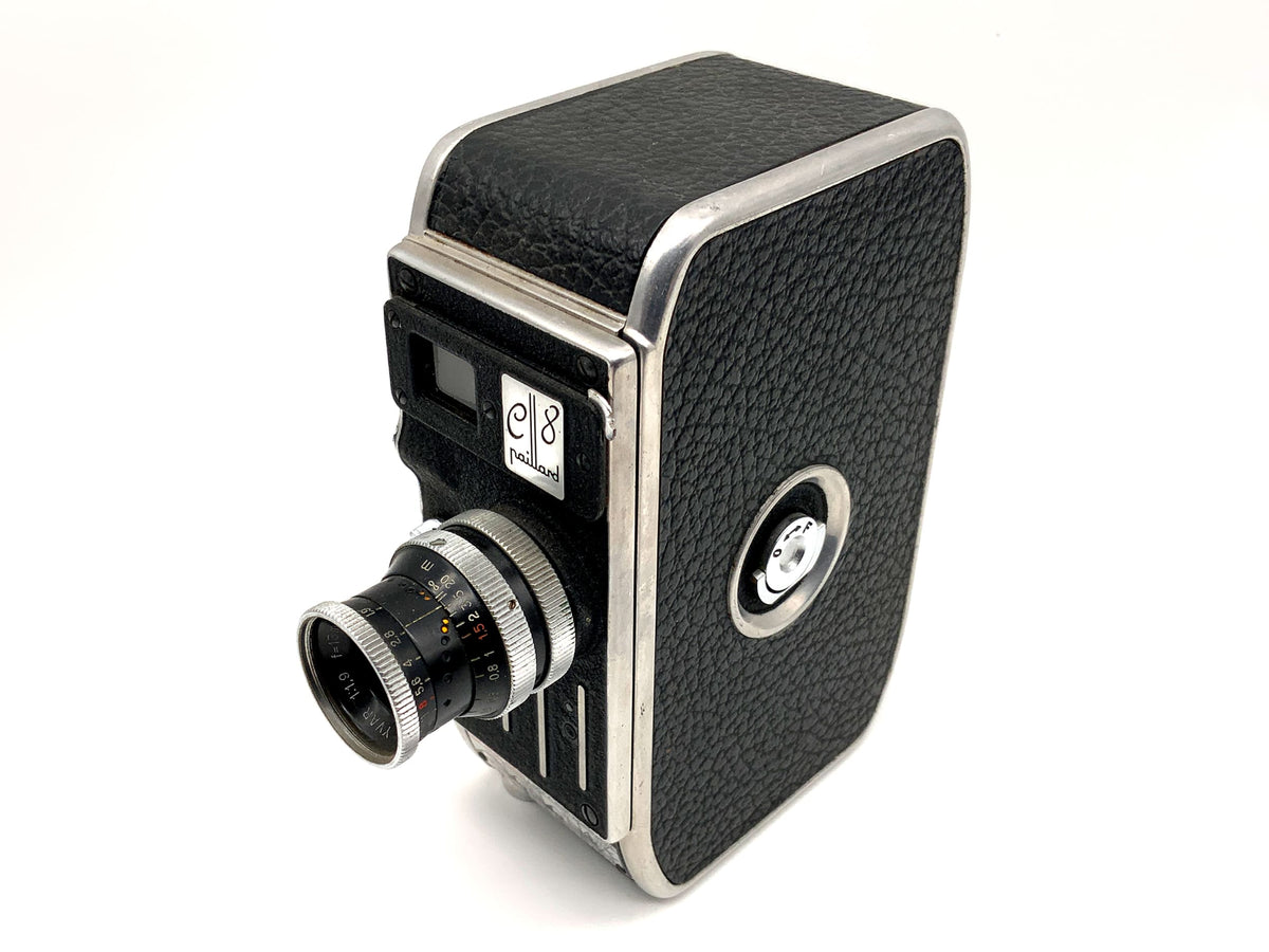 Bolex Paillard E8 film camera with Yvar 1:1.9 f=13mm double 8mm film