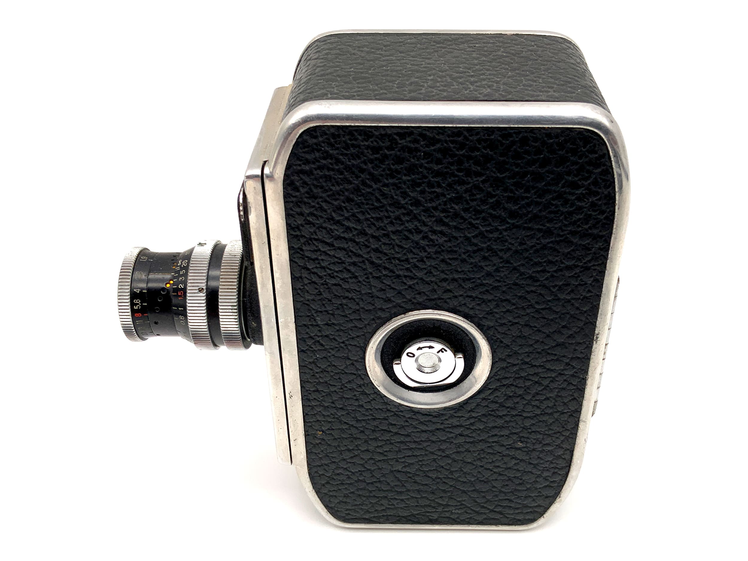 Bolex Paillard E8 film camera with Yvar 1:1.9 f=13mm double 8mm film