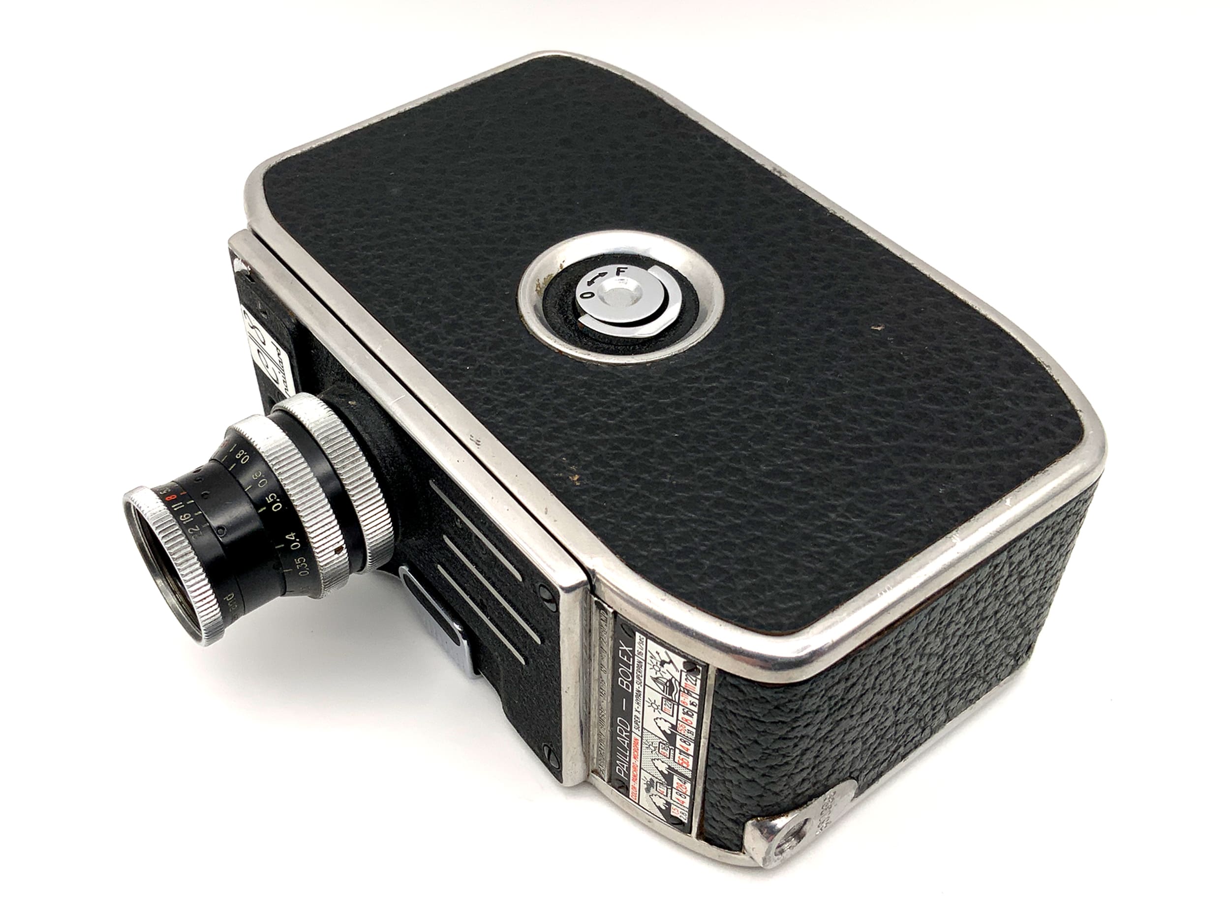 Bolex Paillard E8 film camera with Yvar 1:1.9 f=13mm double 8mm film