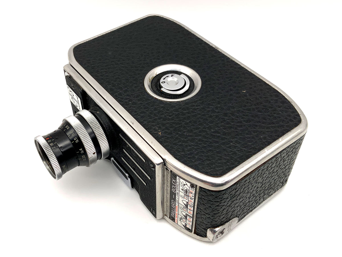 Bolex Paillard E8 film camera with Yvar 1:1.9 f=13mm double 8mm film