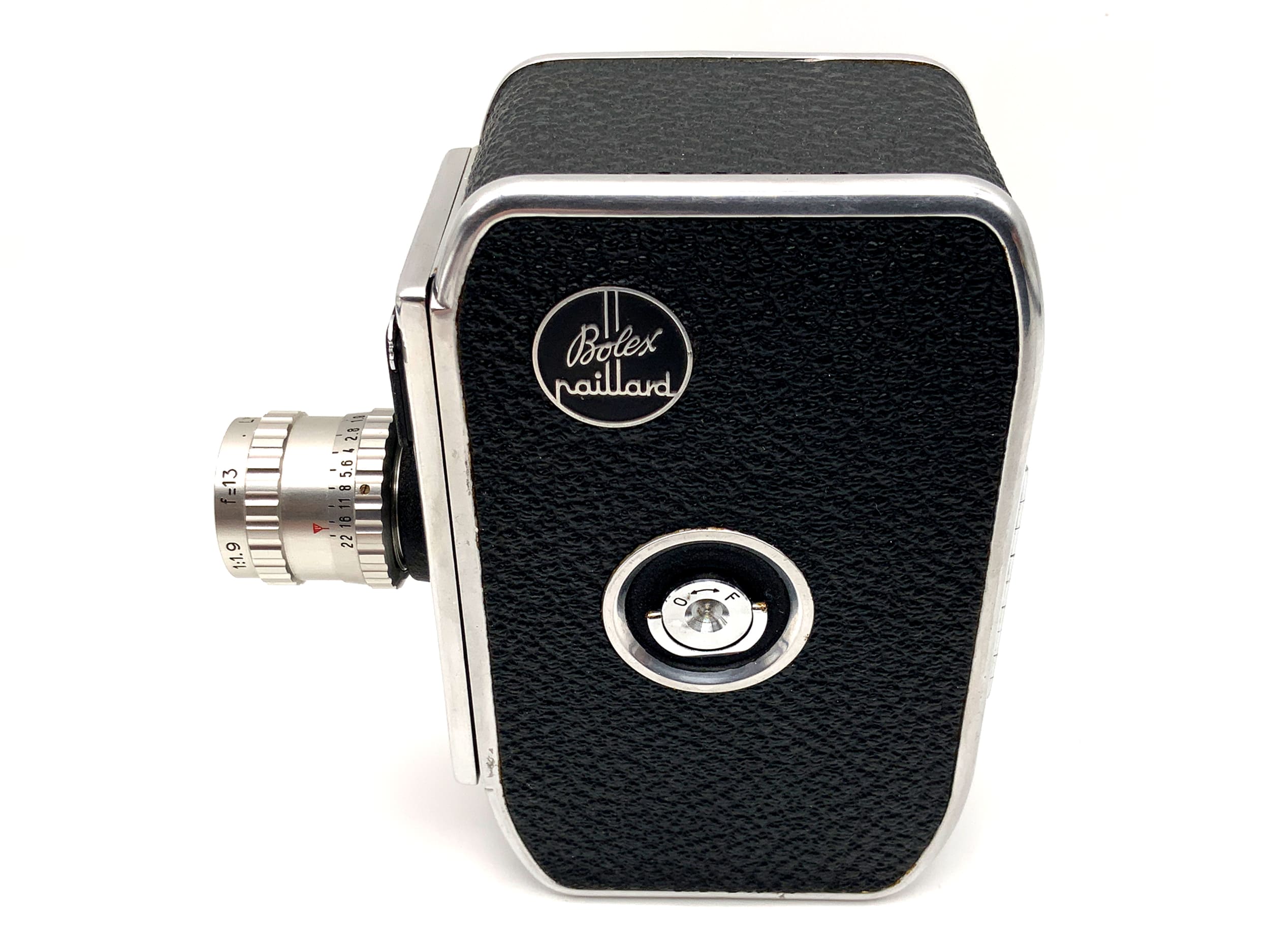Bolex Paillard C8S film camera with Lytar SOM Berthiot 1:1.9 f=13 double 8mm