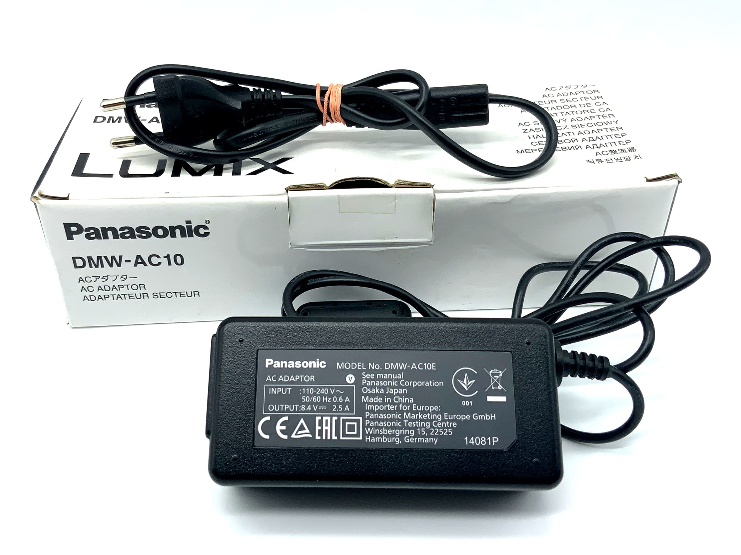 Panasonic DMW-AC10E power adapter Lumix