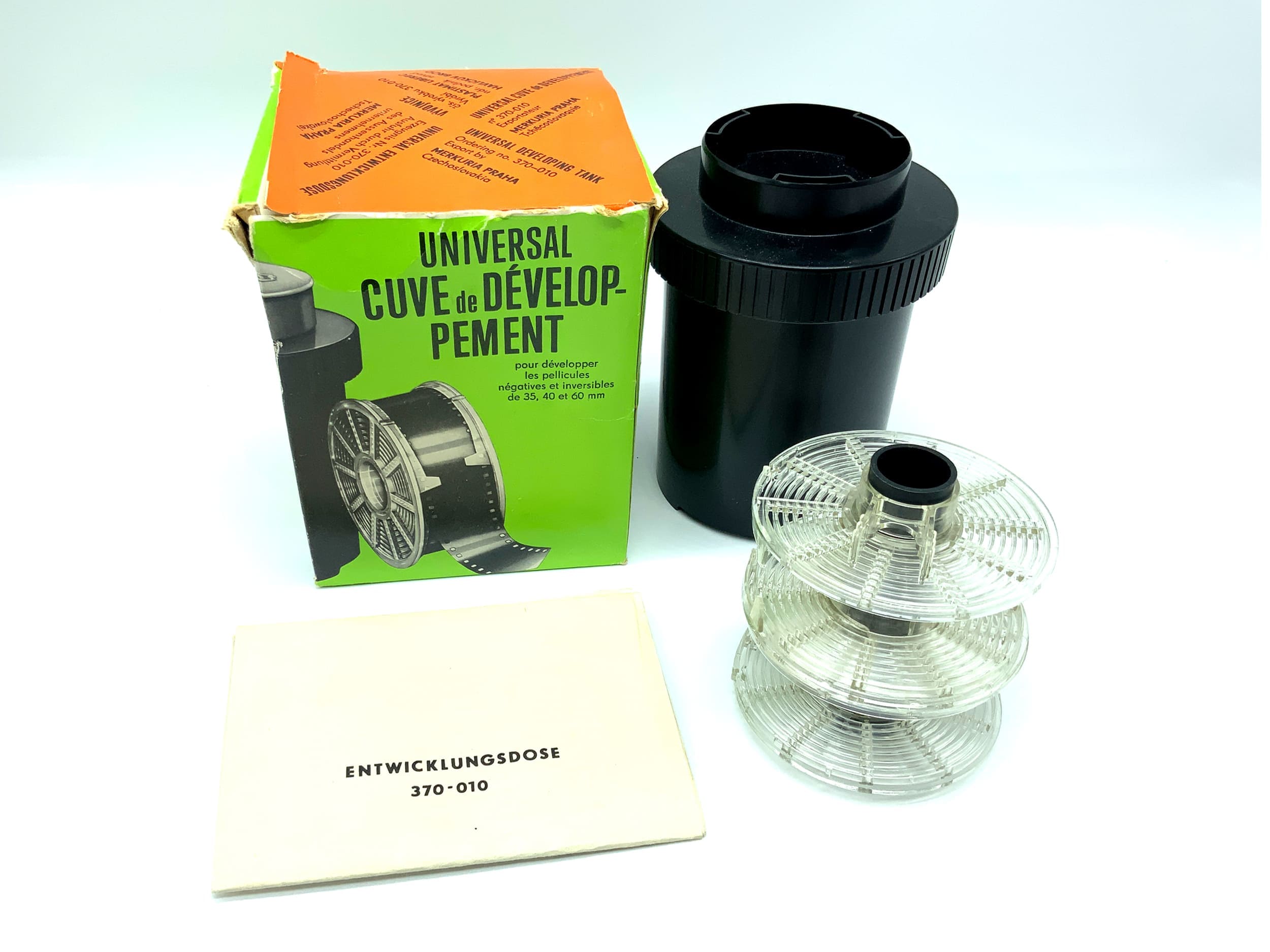 Plastimat Universal Entwicklungsdose 35 mm, 40 mm und 60 mm Schwarz OVP