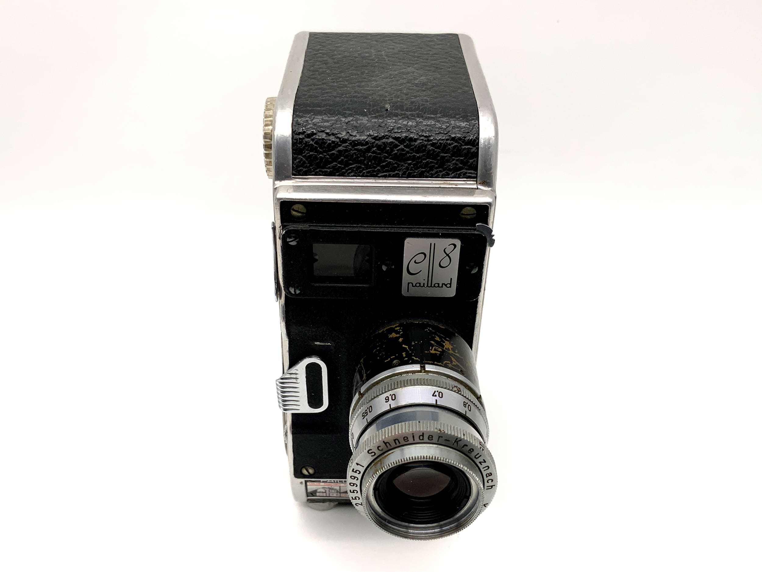 Bolex Paillard E8 film camera with Xenar 1:2.8/38mm double 8mm film
