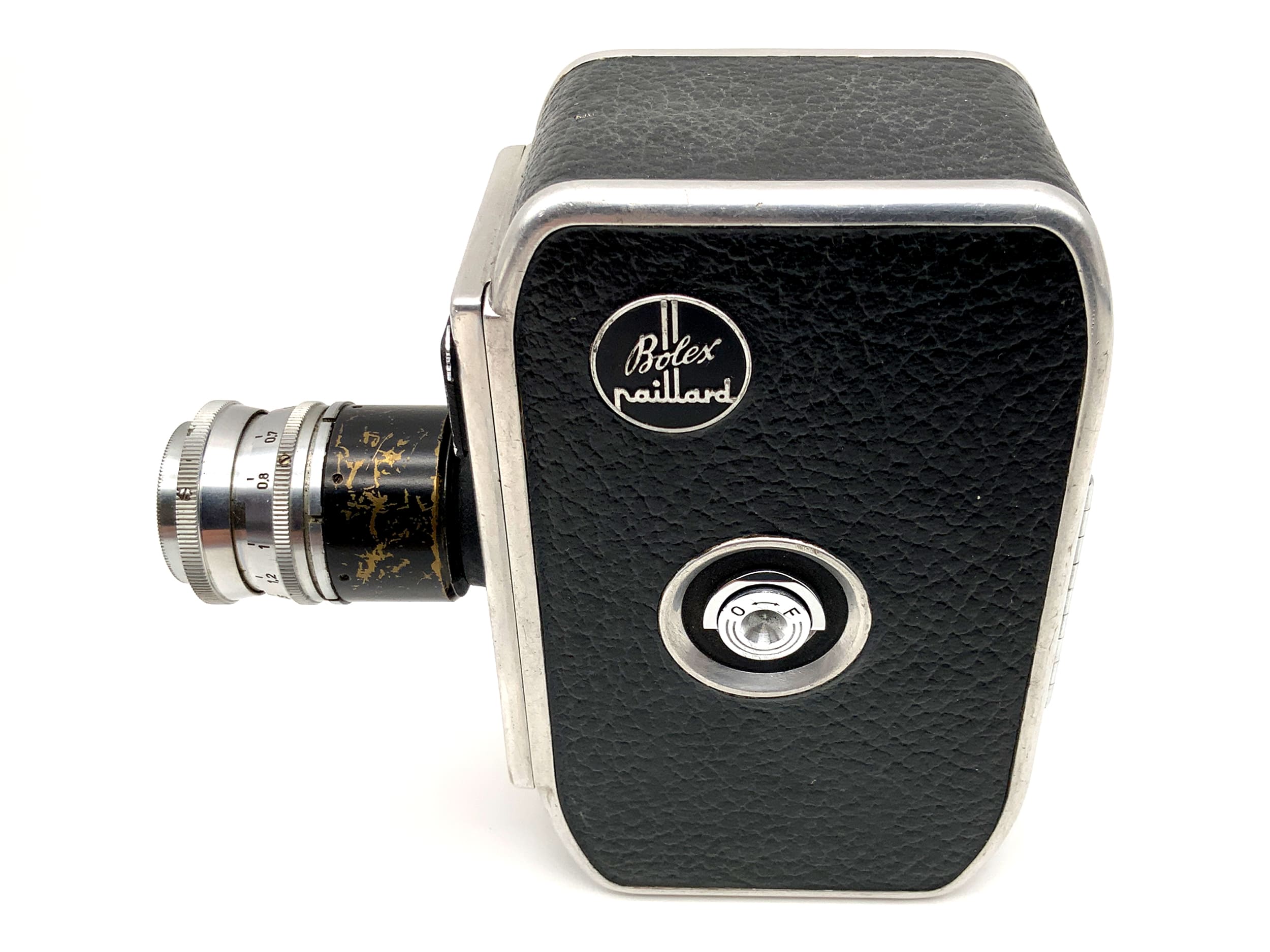 Bolex Paillard E8 film camera with Xenar 1:2.8/38mm double 8mm film