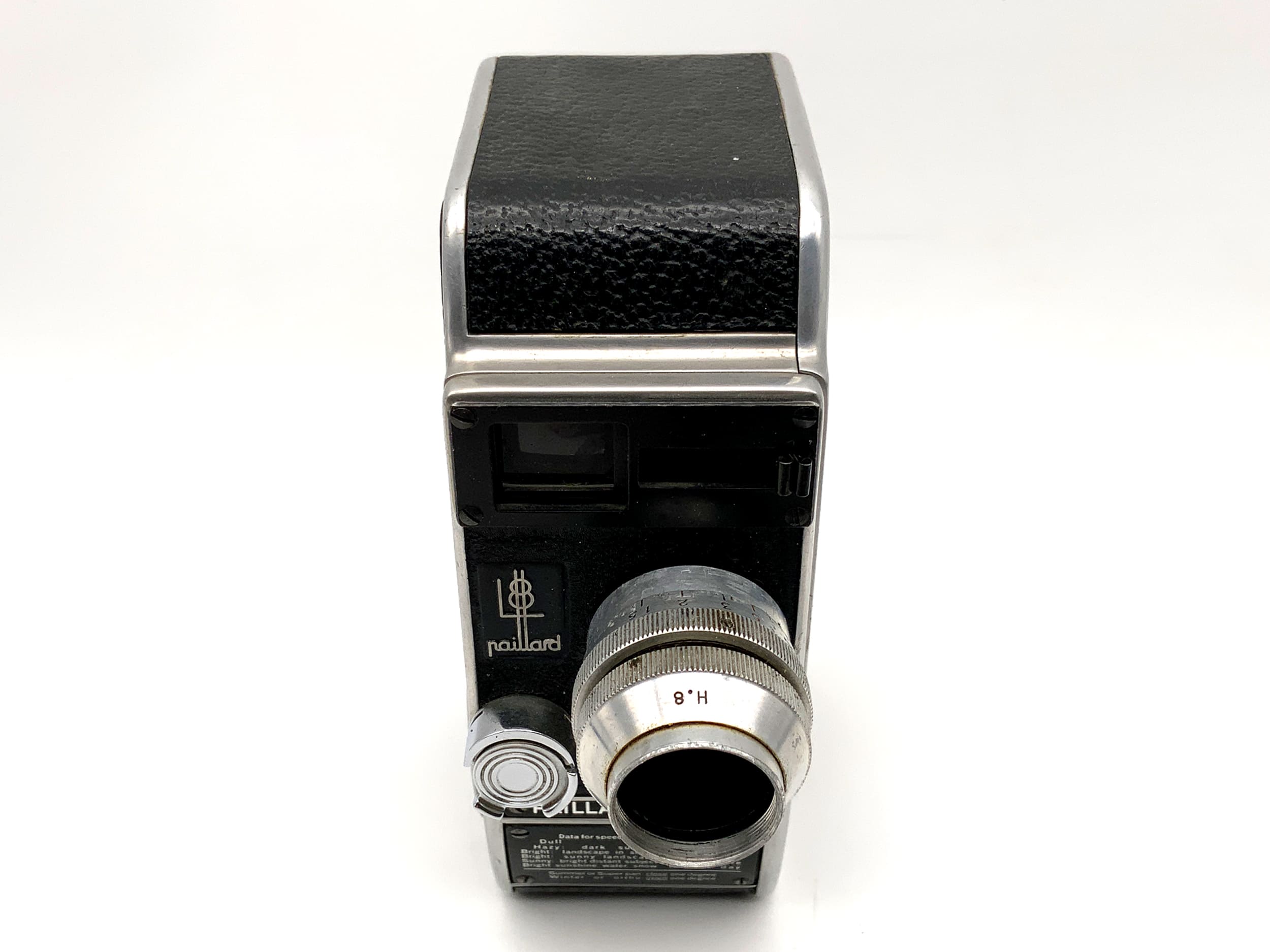 Bolex Paillard L8 film camera with SOM Berthiot Cinor B 1:2.9 F=23 double 8mm