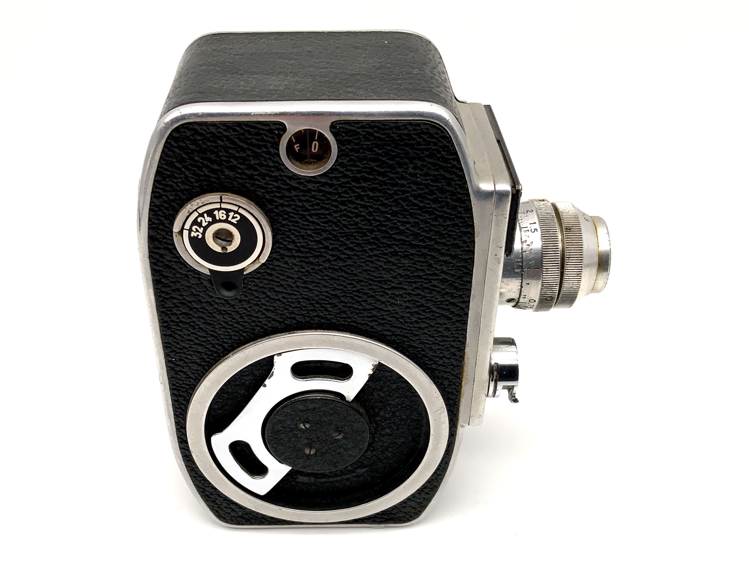 Bolex Paillard L8 film camera with SOM Berthiot Cinor B 1:2.9 F=23 double 8mm