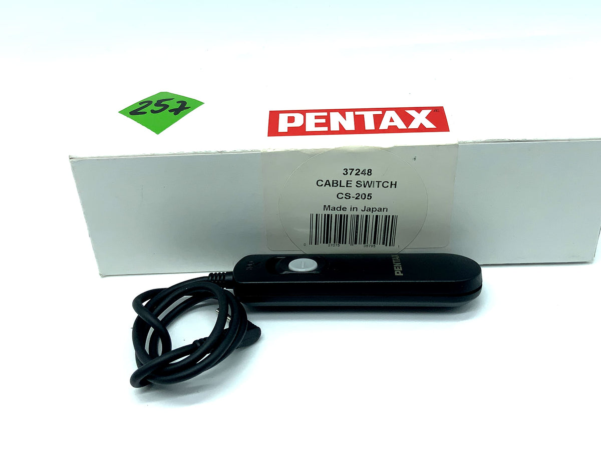 Pentax CS-205 remote shutter cable switch in original packaging 37248