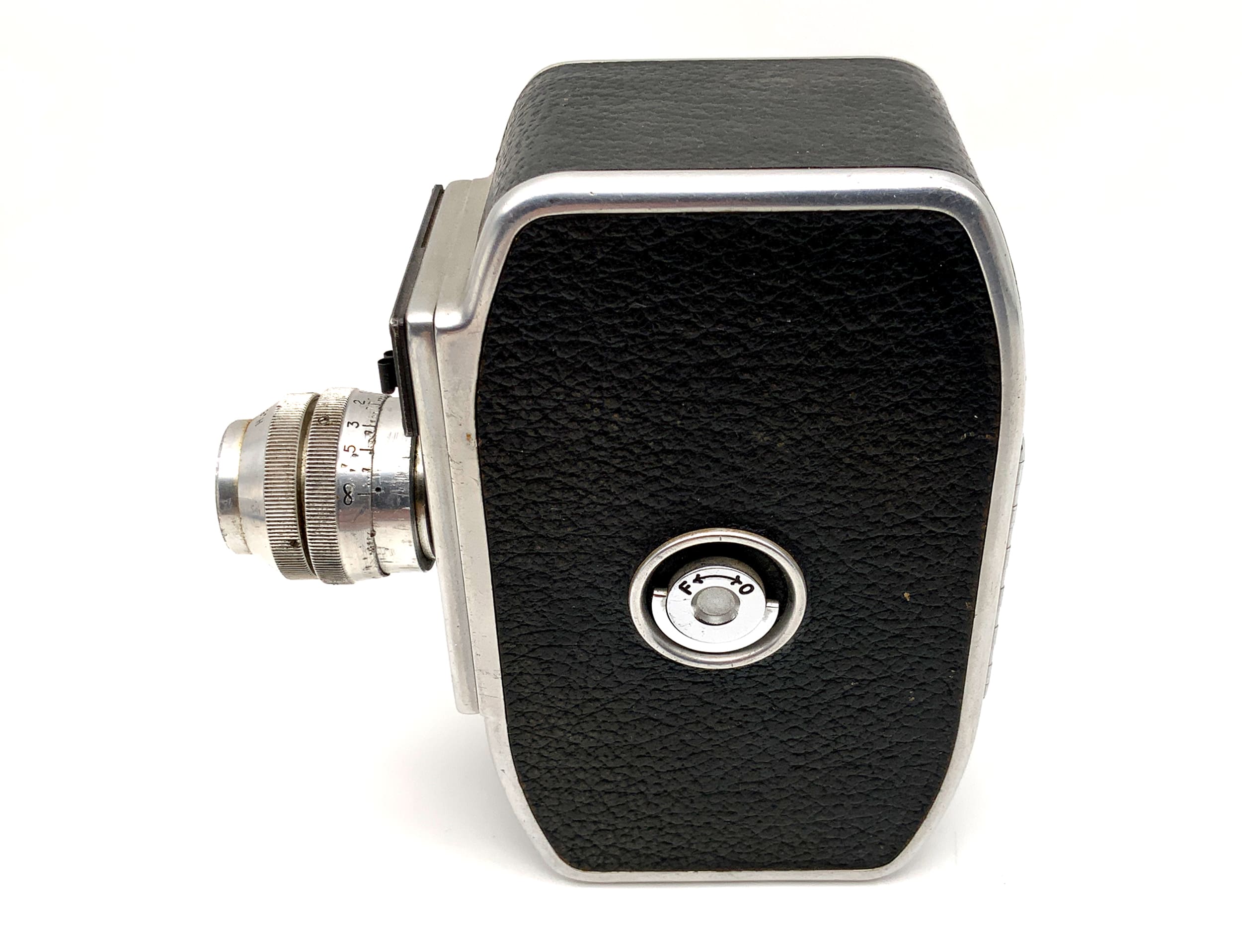 Bolex Paillard L8 film camera with SOM Berthiot Cinor B 1:2.9 F=23 double 8mm