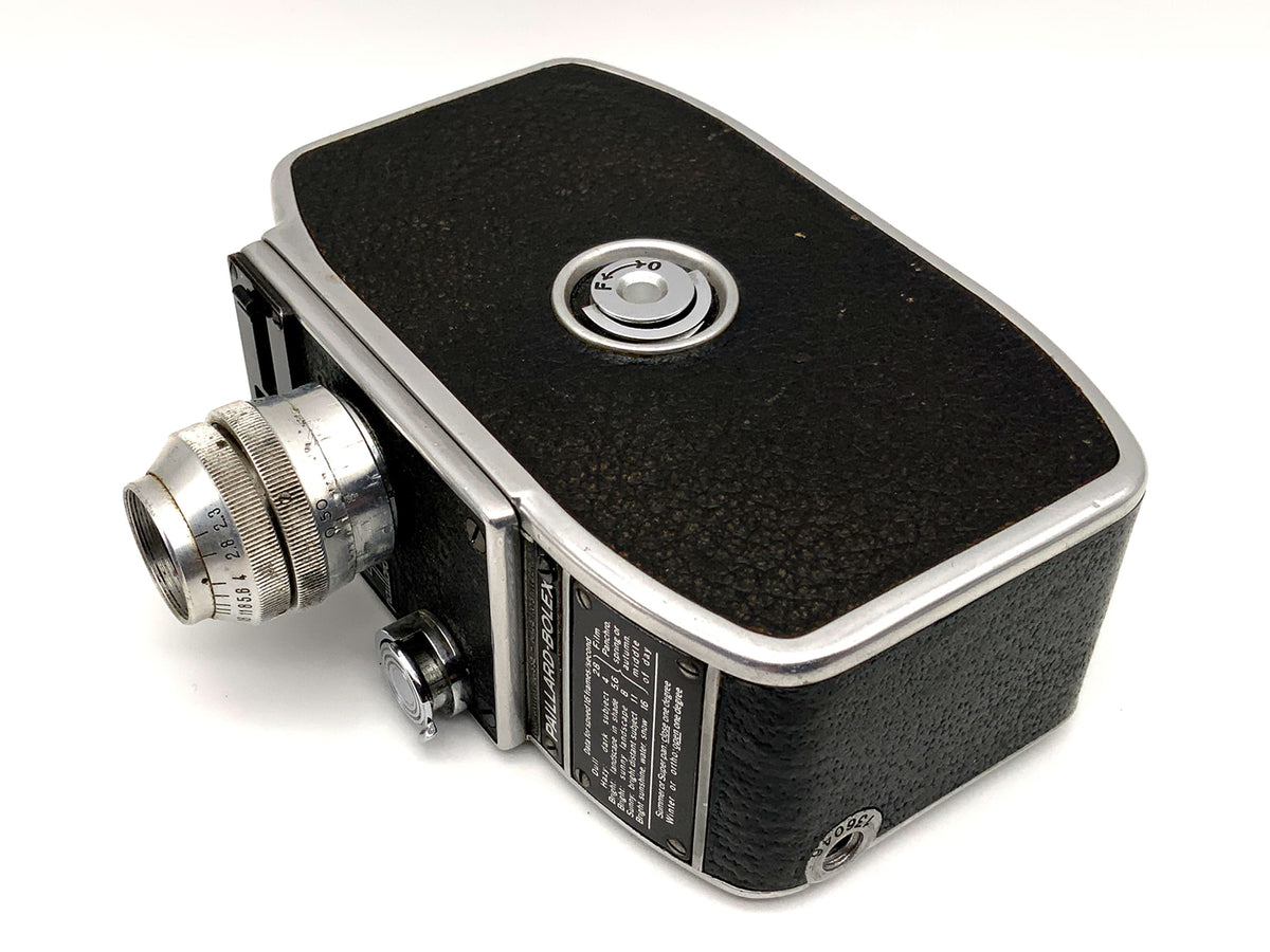 Bolex Paillard L8 film camera with SOM Berthiot Cinor B 1:2.9 F=23 double 8mm