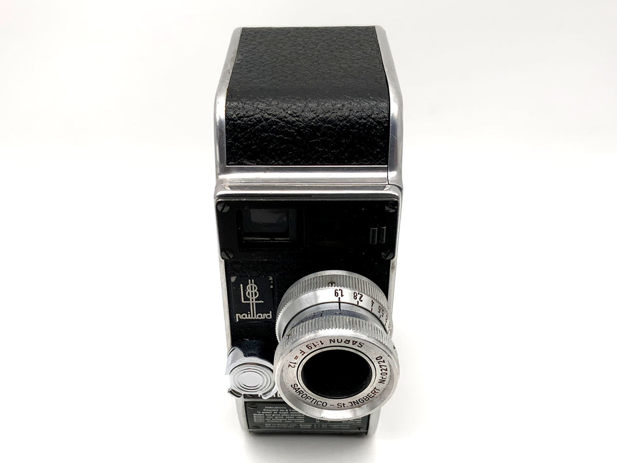 Bolex Paillard L8 film camera with Saron 1:1.9 F=12mm double 8mm film