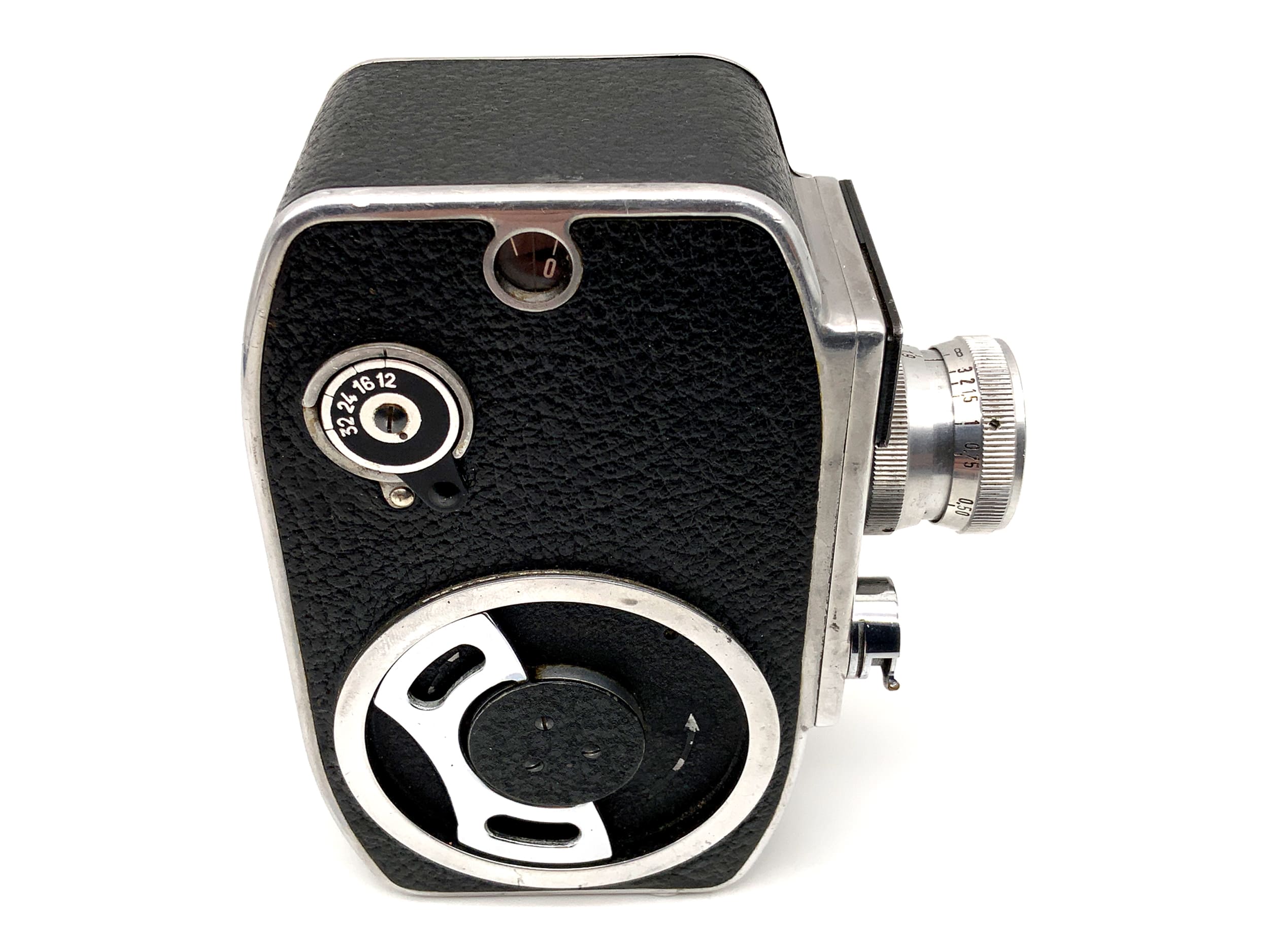 Bolex Paillard L8 film camera with Saron 1:1.9 F=12mm double 8mm film