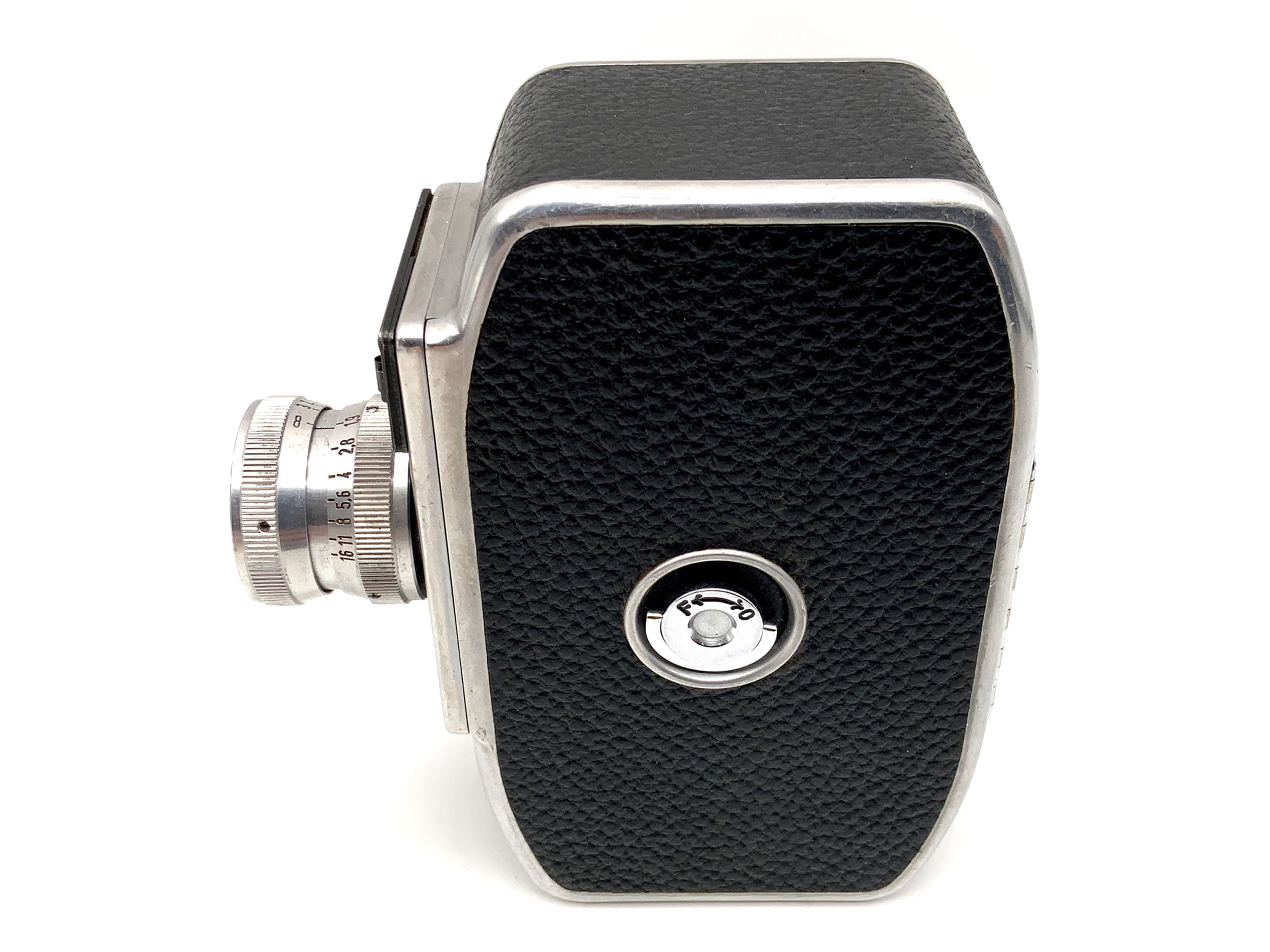 Bolex Paillard L8 film camera with Saron 1:1.9 F=12mm double 8mm film