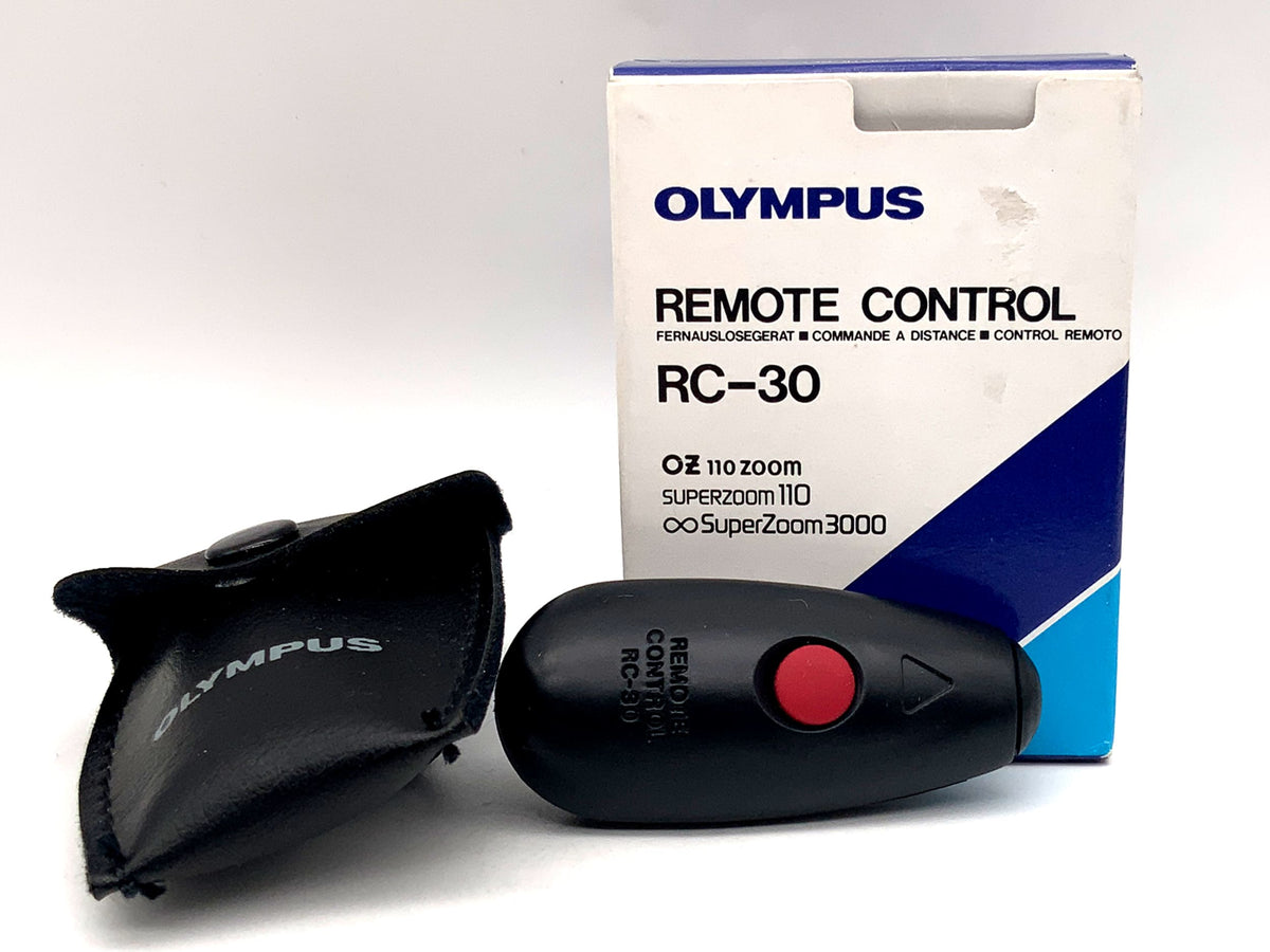 Olympus RC-30 remote control in original packaging and case