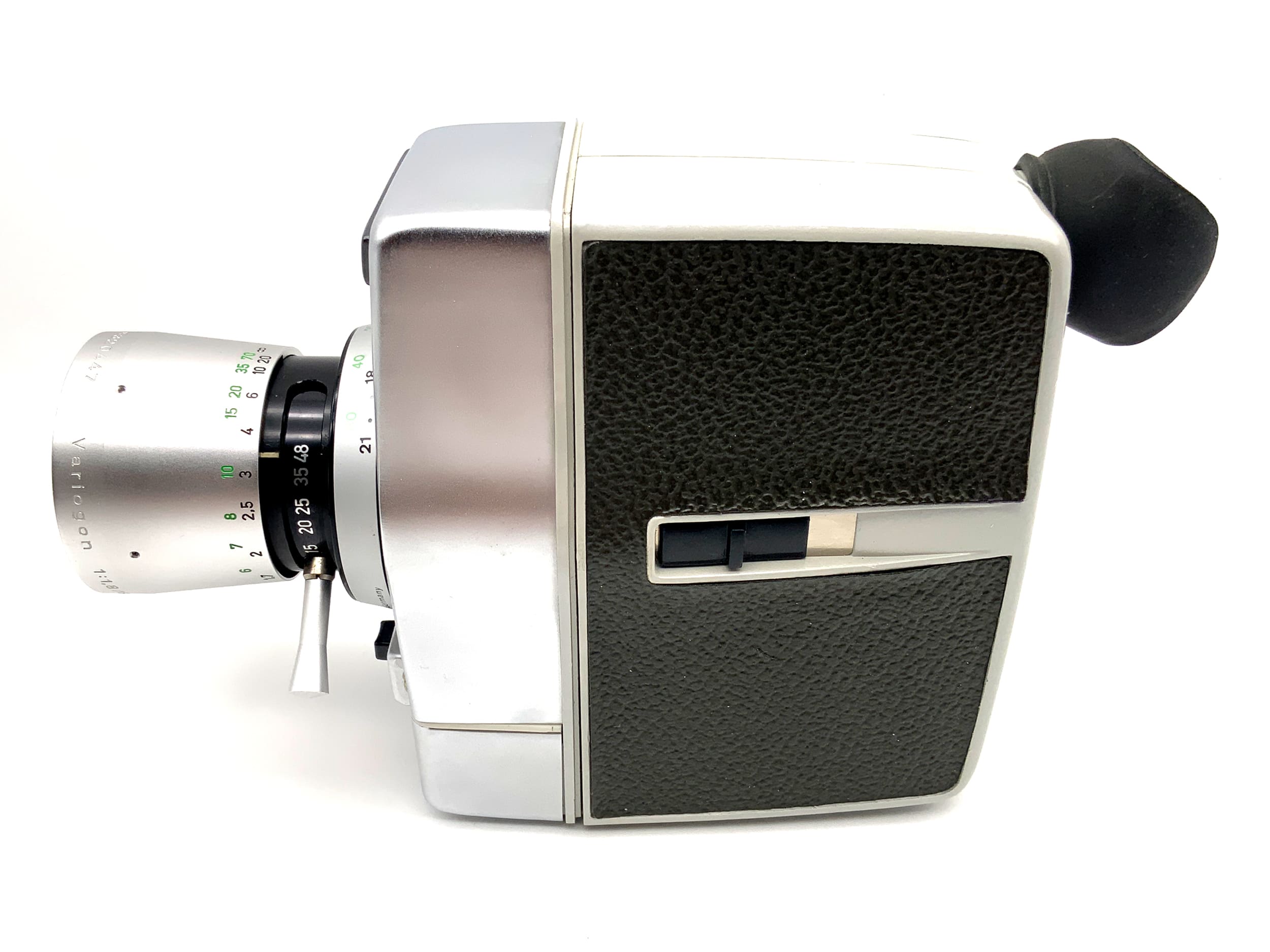 Bauer 88RS movie camera with Variogon 1:1.8/8-48 double 8mm film lens