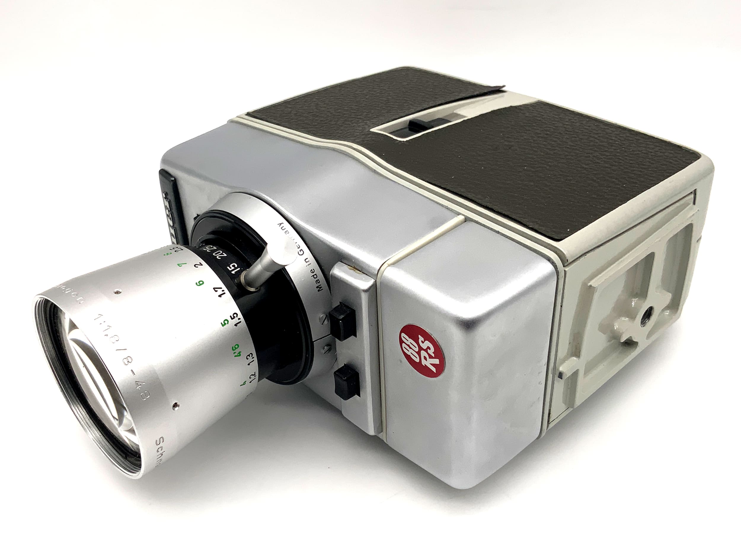 Bauer 88RS movie camera with Variogon 1:1.8/8-48 double 8mm film lens