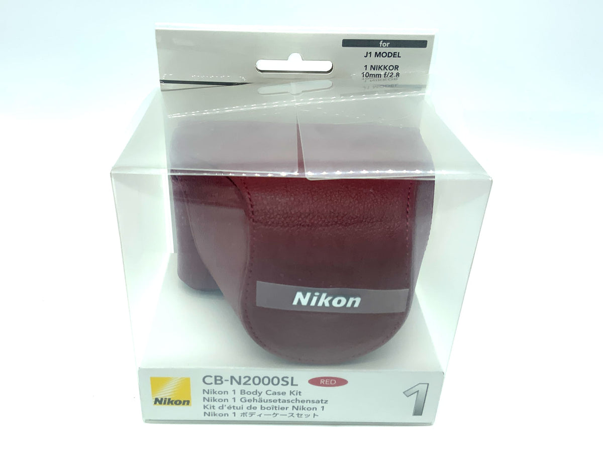 Nikon 1 Gehäusetasche CB-N2000SL Body Case Kit Tasche Rot OVP