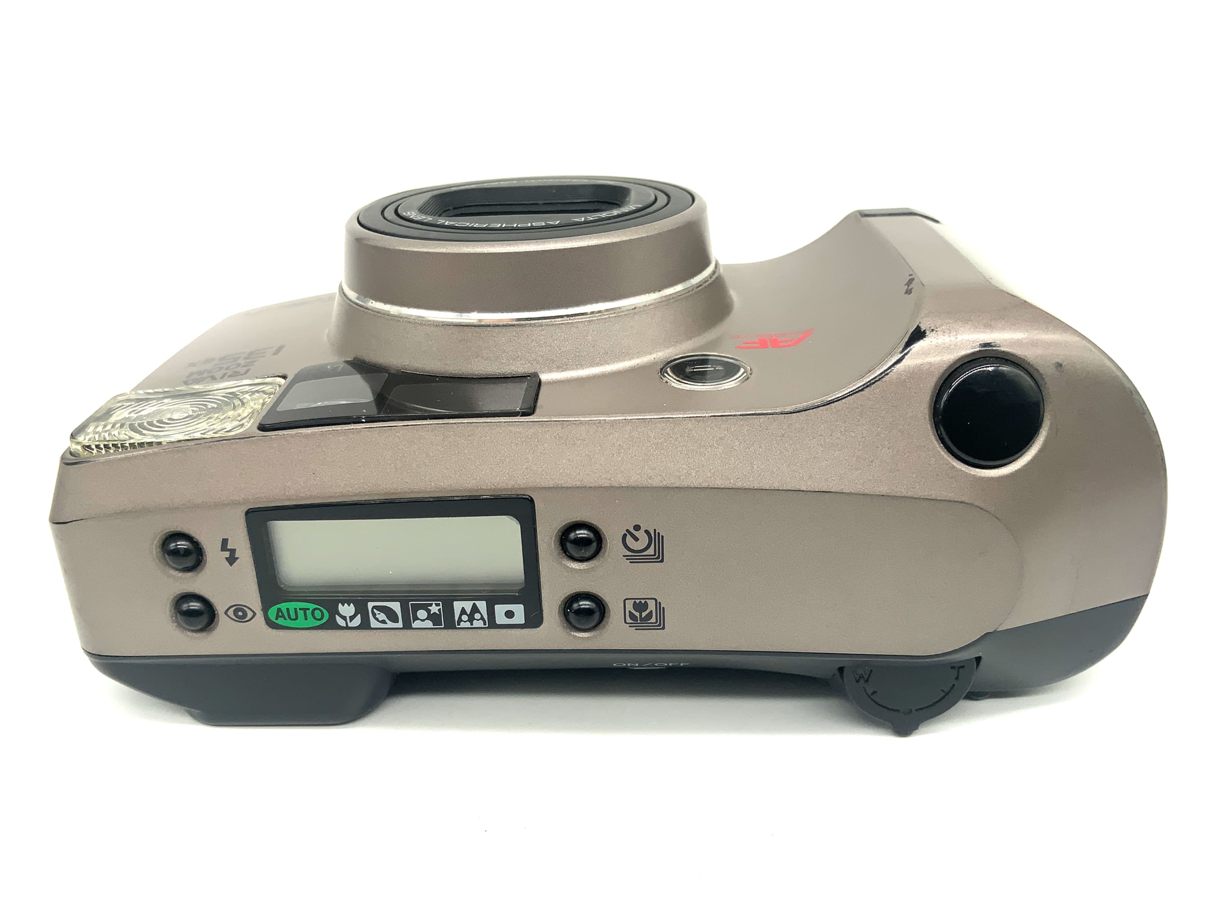 Minolta Riva Zoom 135 EX Point&Shoot mit 38-135mm Macro Analogkamera