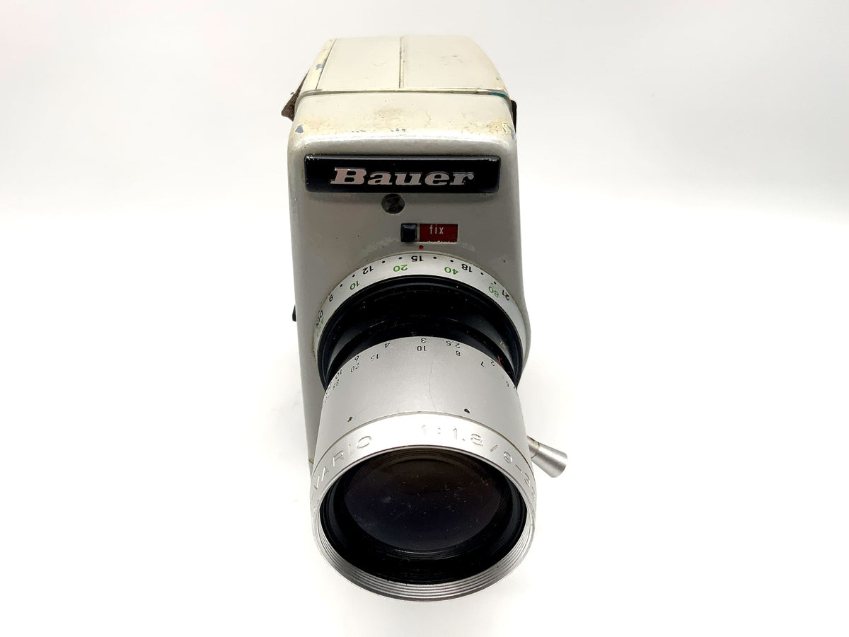 Bauer 88R film camera with 1:1.8/9-32mm variable lens and grip for double 8mm film