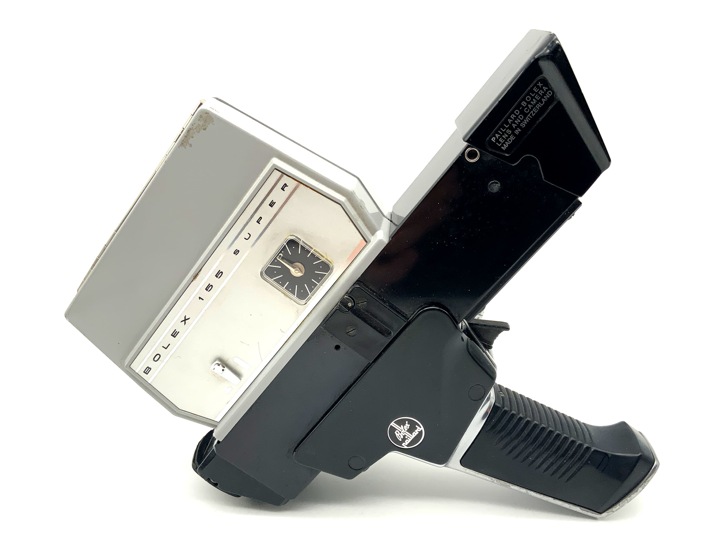 Bolex Paillard 155 Super film camera with macro zoom 1:1.9 f=8.5-30mm Super 8