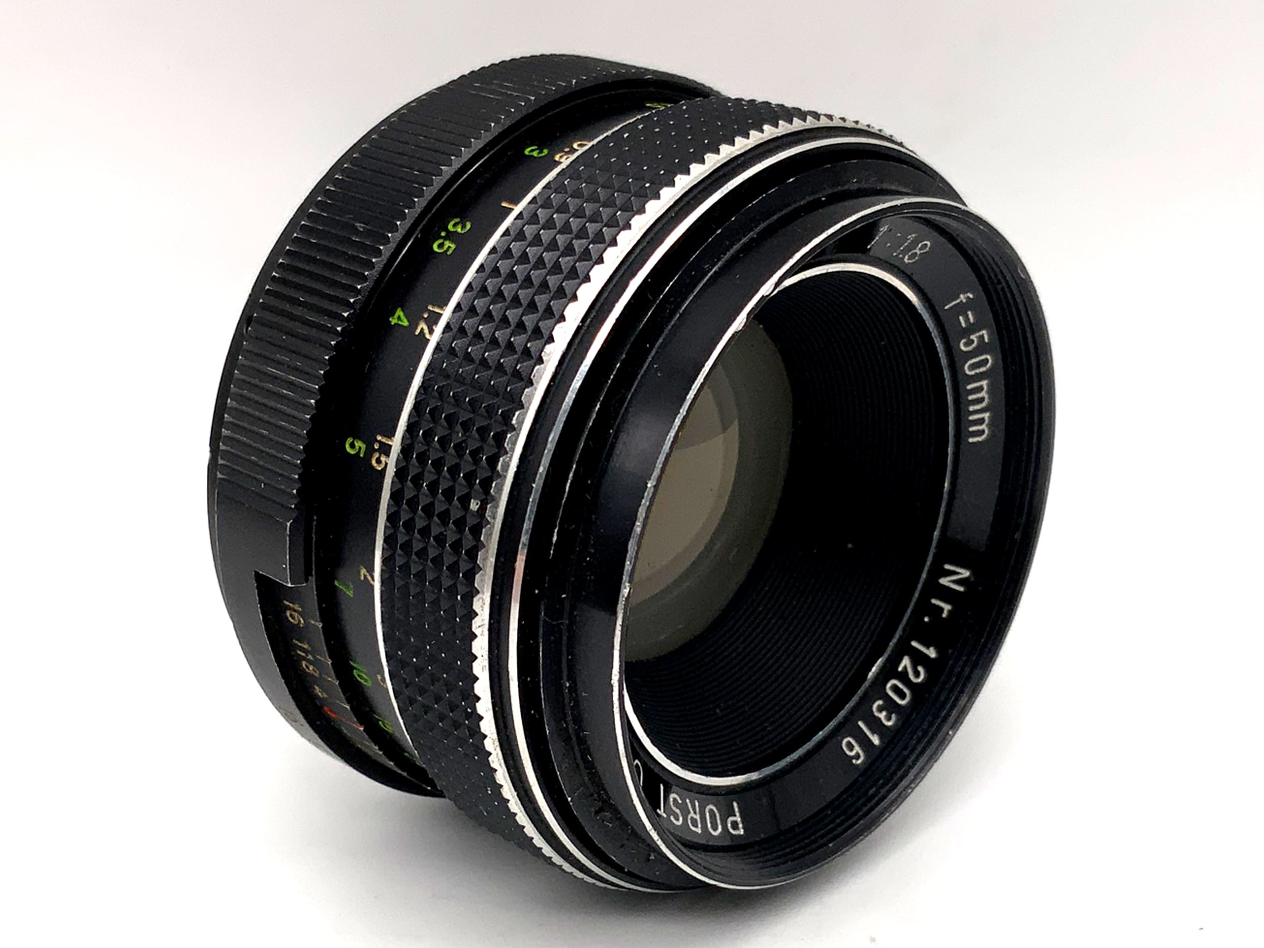 Porst 50mm 1:1.8 Color Reflex Auto prime lens (M42)