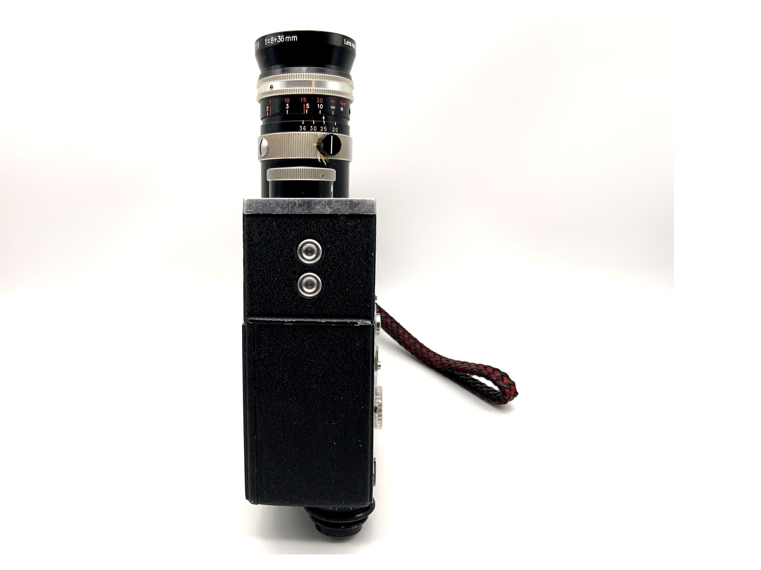 Bolex Paillard K2 film camera with Vario-Switar 1:1.9 f=8-36mm double 8mm