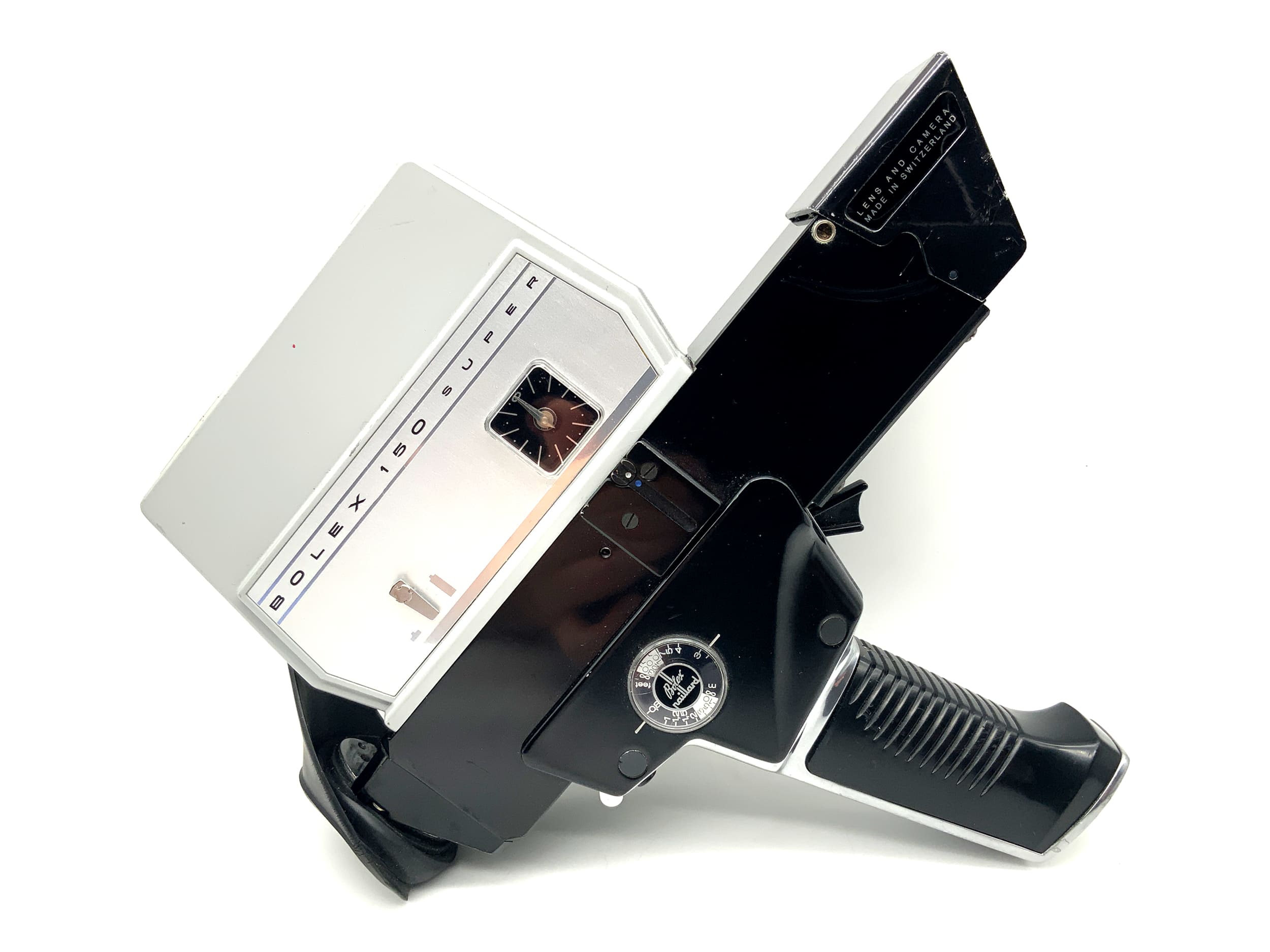 Bolex Paillard 150 Super film camera with 1:1.9 f=8.5-30mm Super 8 film
