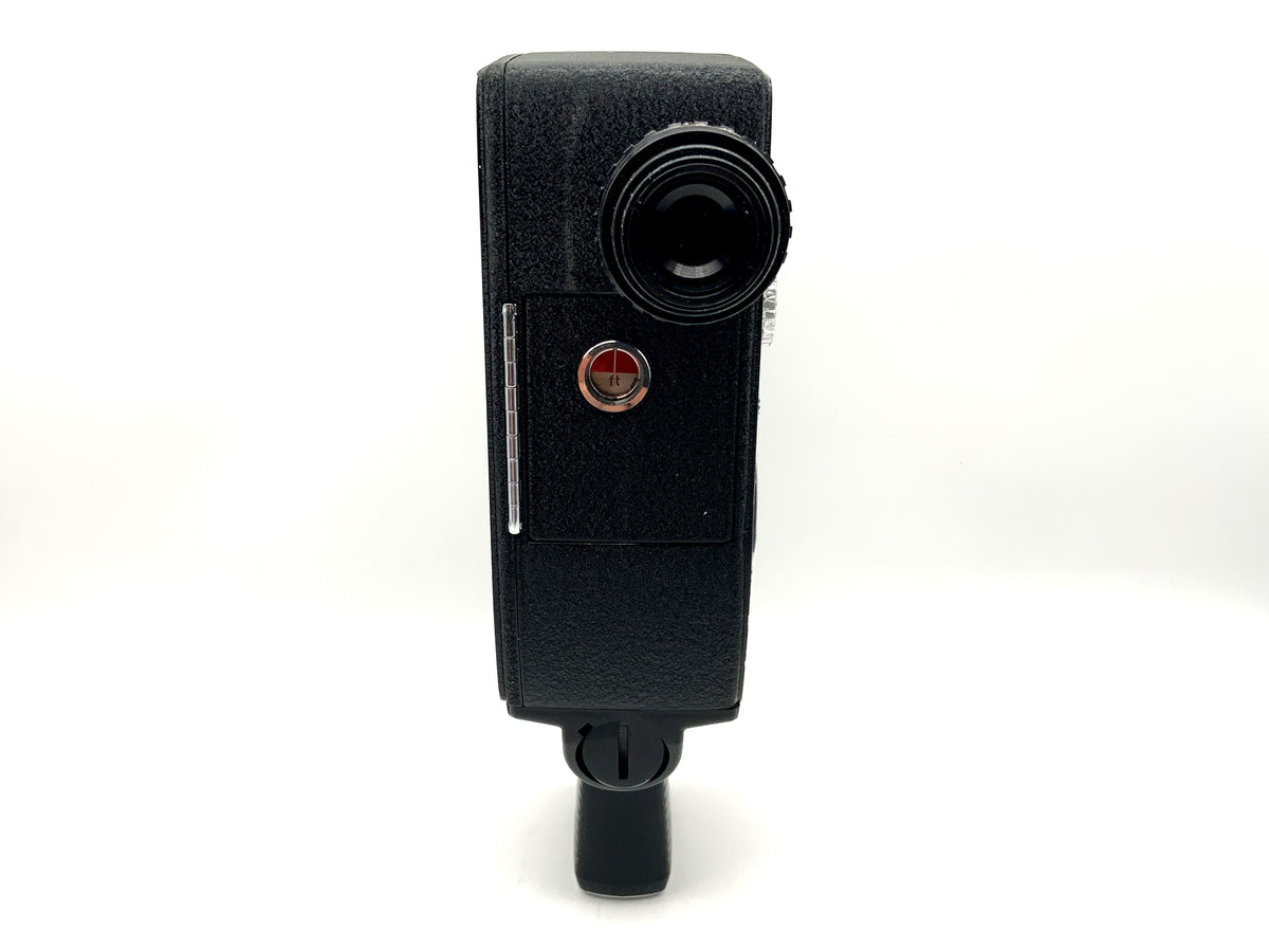 Bolex Paillard Zoom Reflex P4 automatic film camera with 1:1.9 f=9-36mm double 8mm