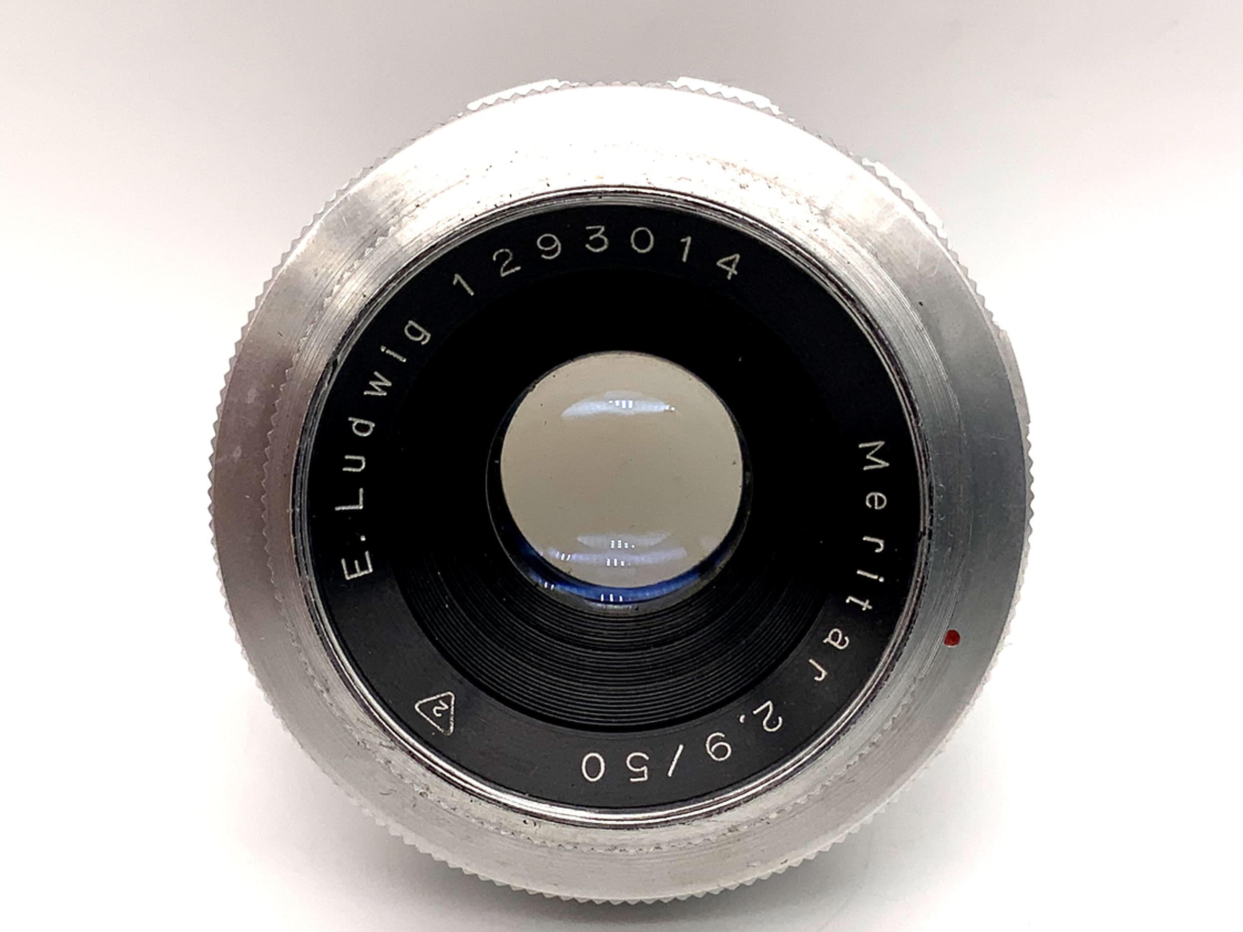 E. Ludwig 50mm 1:2.9 lens Meritar prime lens (Exa)