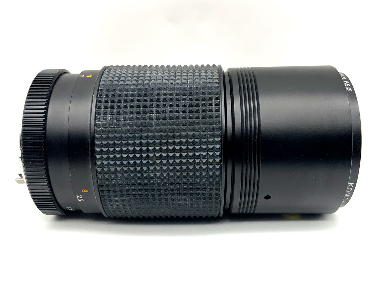 Konica 200mm 1:4.5 Hexanon AR prime lens (Konica AR)