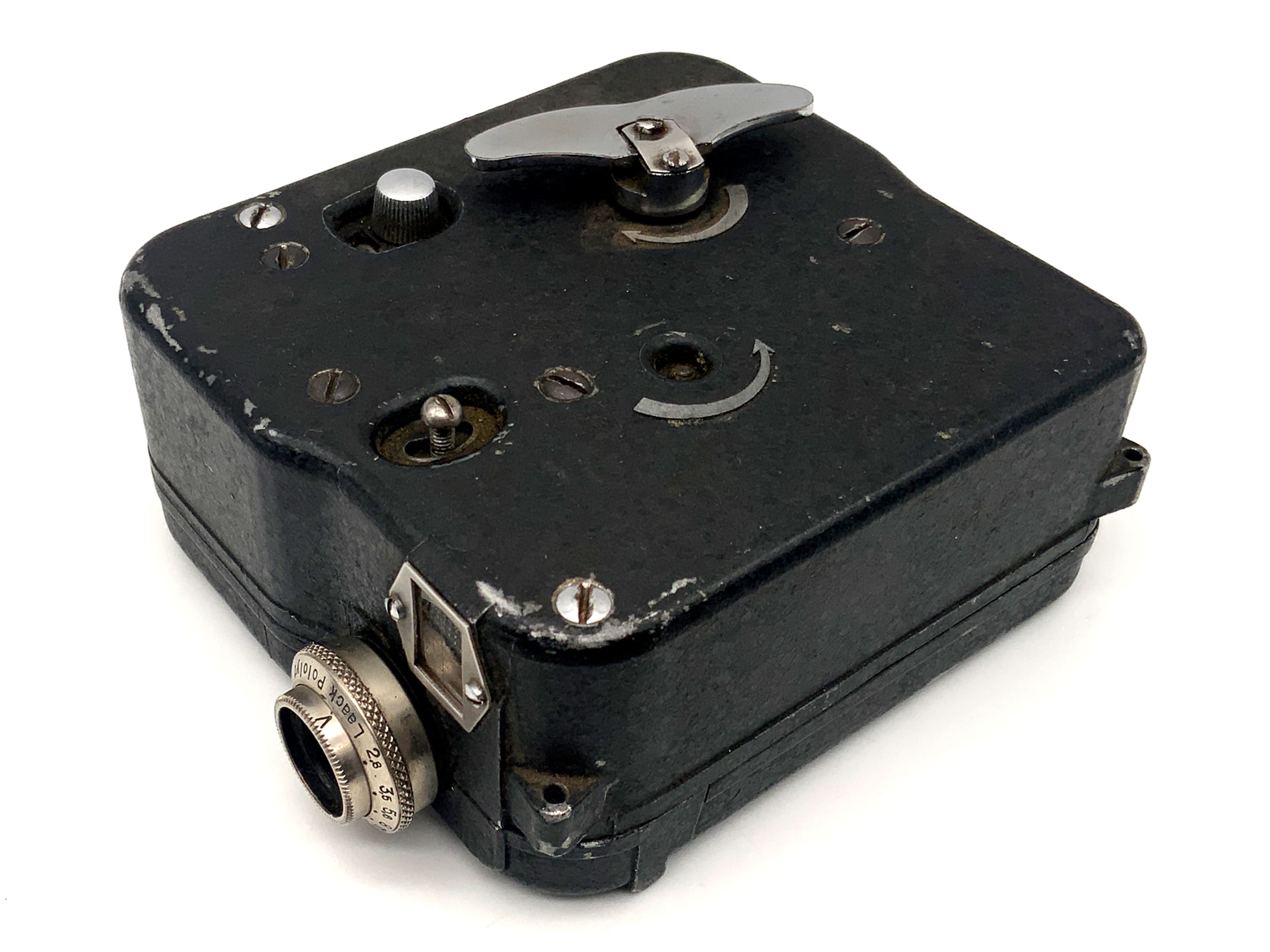 Pathex Düsseldorf camera film camera with Laack Pololyt 1:2.8 f=2cm 16mm