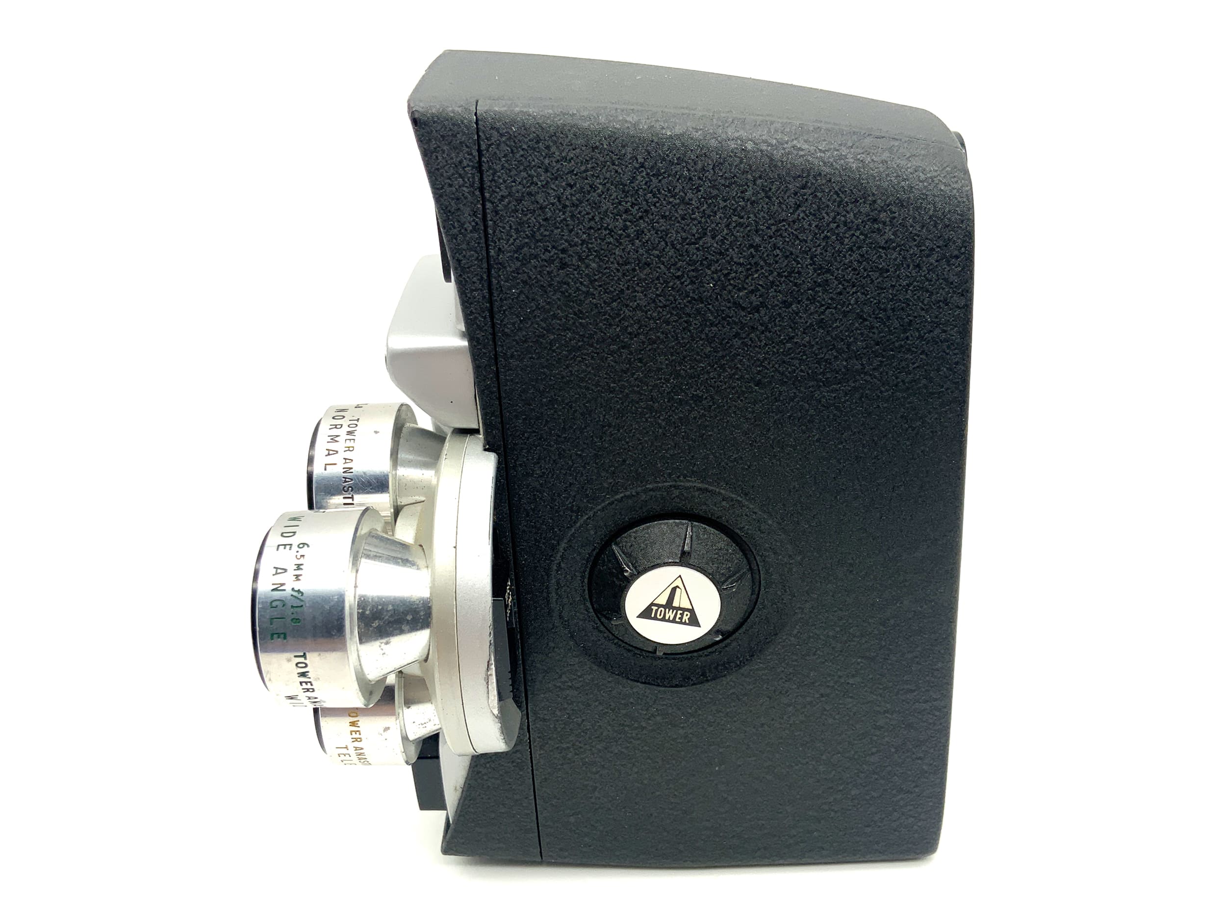 Tower Normal Backlight film camera with 3x Anastigmat 6.5mm, 10mm, 25mm dual 8mm lenses