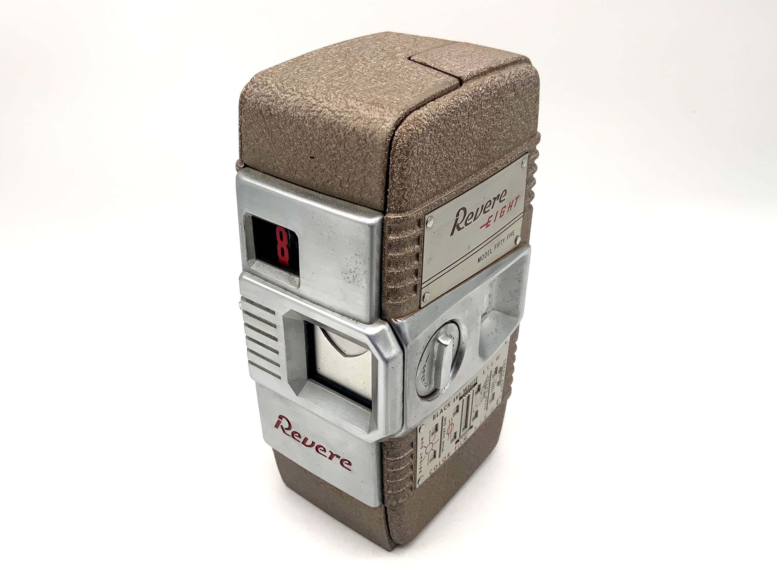 Revere Model Fifty Five Dual 8mm Movie Camera