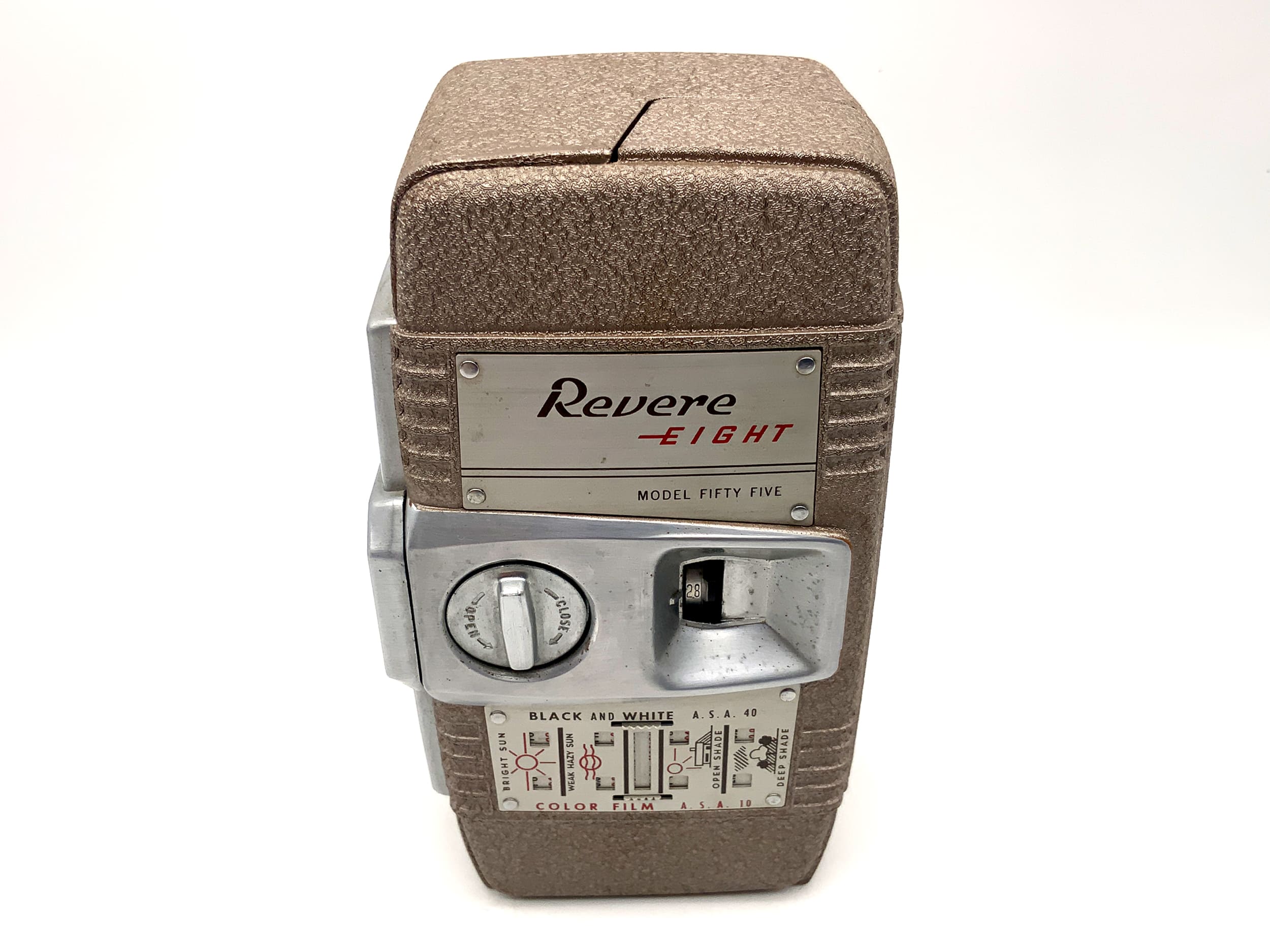 Revere Model Fifty Five Dual 8mm Movie Camera