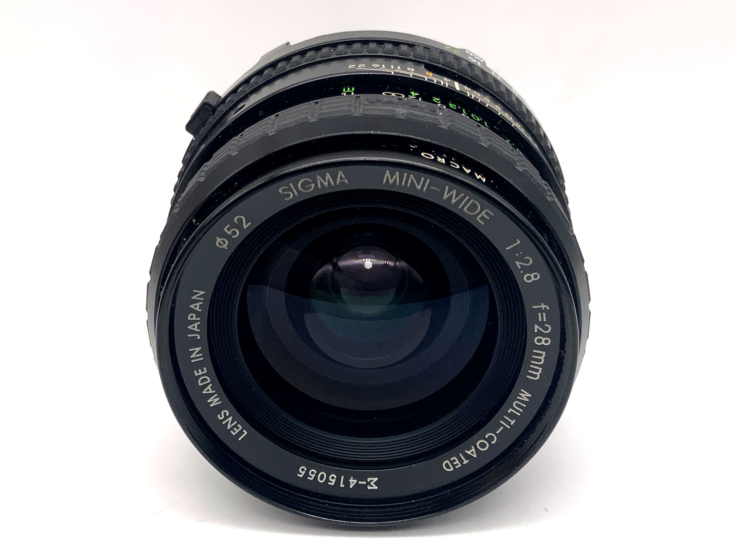 Sigma 28mm 1:2.8 Mini-Wide MC Macro prime lens (Minolta MD)