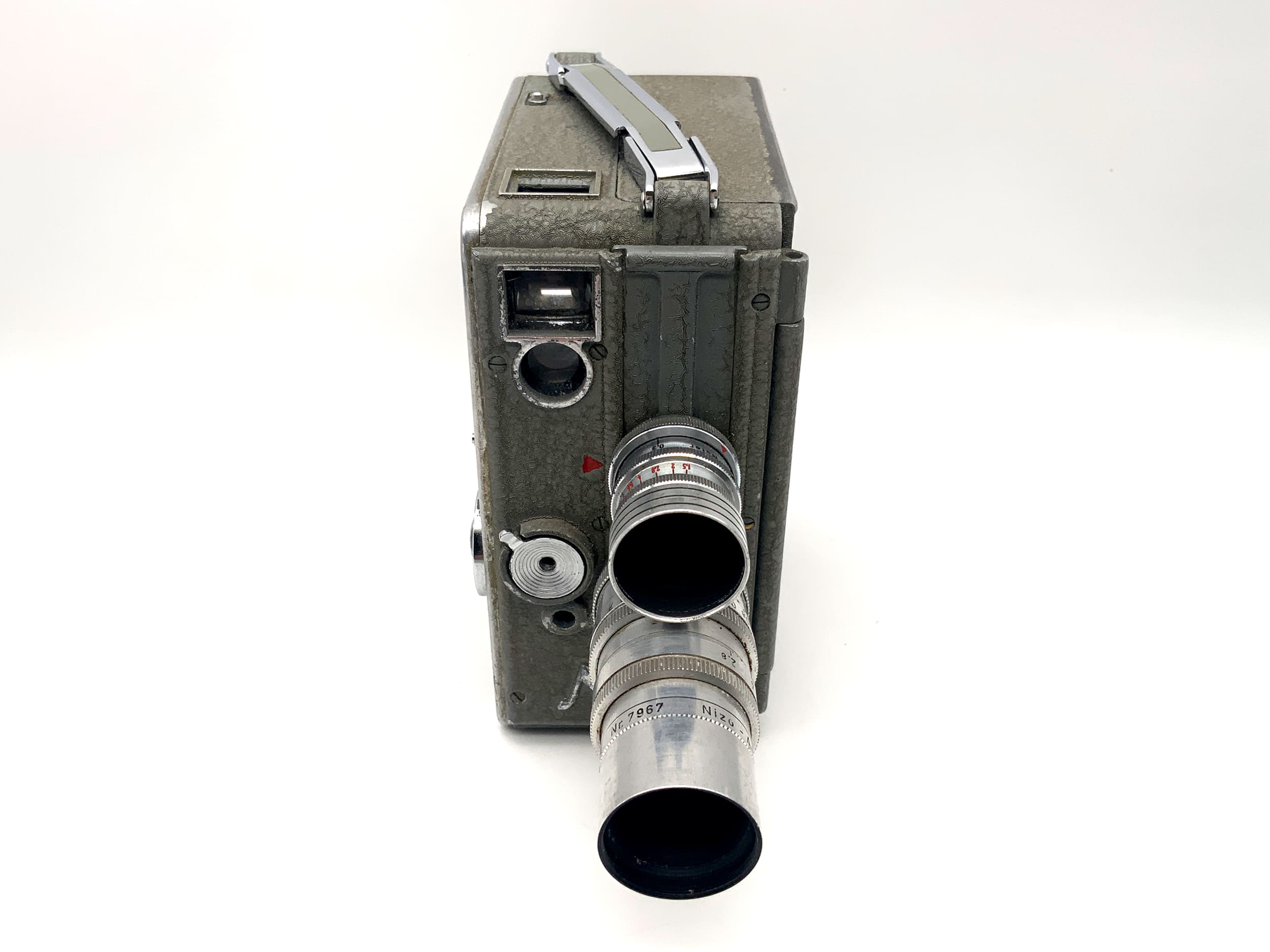 Braun Nizo S2T film camera with Anastigmat 1:2.8 50mm double 8mm film