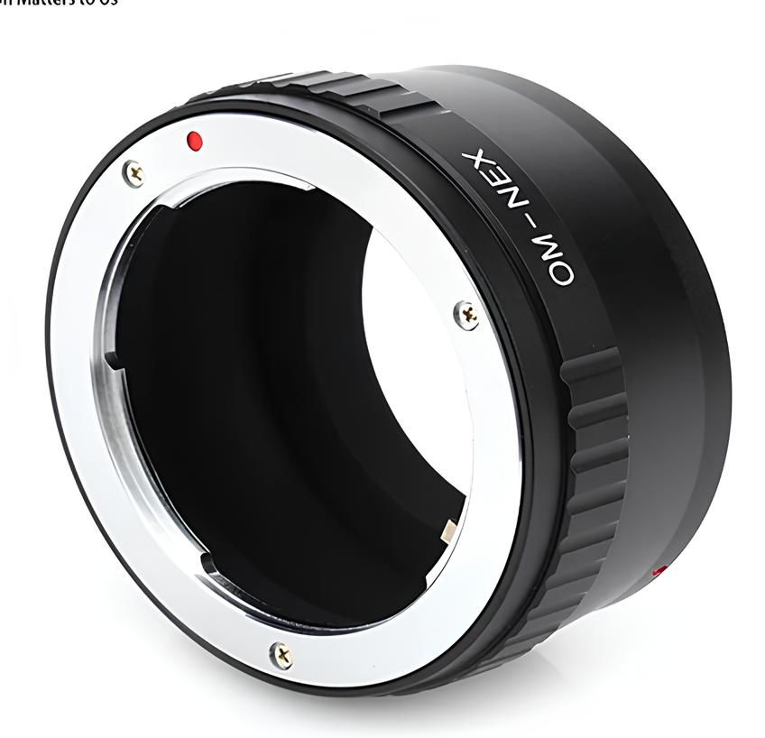 Lens adapter OM-NEX lens mount converter (Olympus OM -> Sony E-Mount)